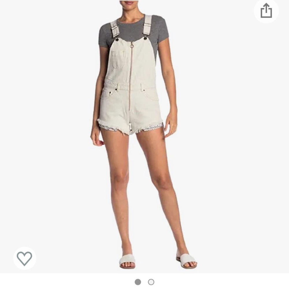 NWT Free People Shortall Off White Sz 4
